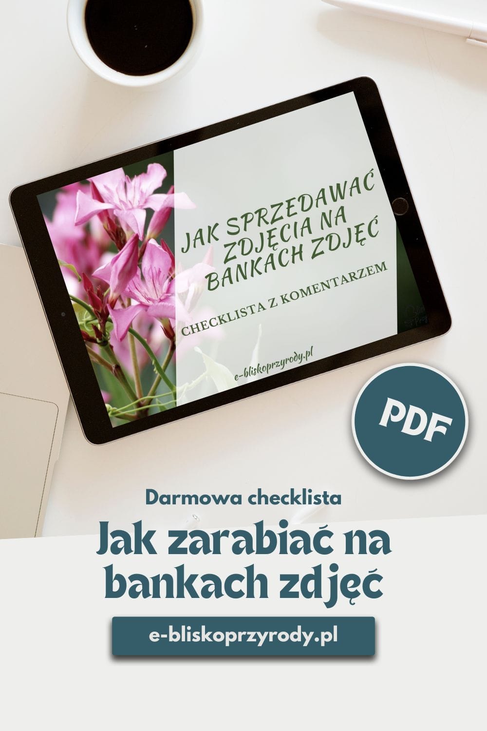 Pierwsza strona checklisty Jak sprzedawać na bankach zdjęć